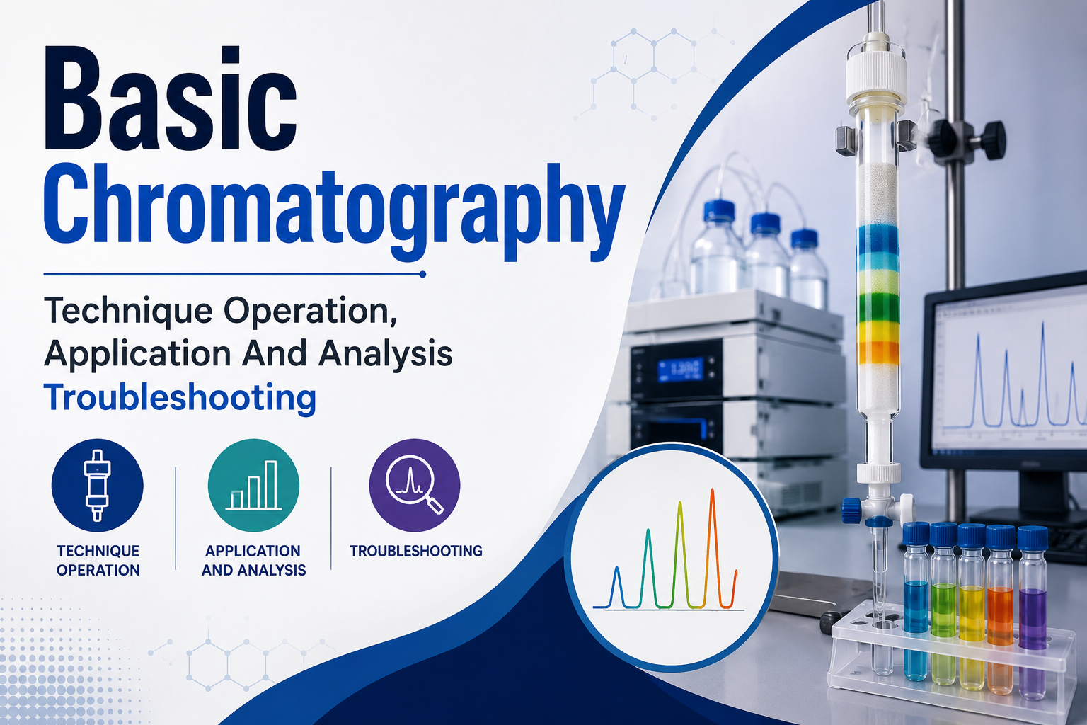 Basic Chromatography Technique Operation, Application And Analysis Troubleshooting